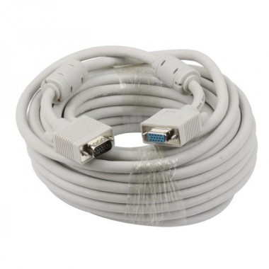 Шнур VGA (HD 15 Pin) - VGA (HD 15 Pin) OD8.0мм 5.0м позолоченный
