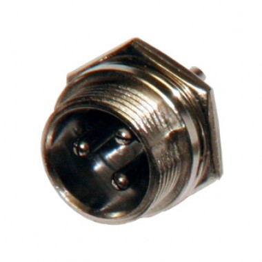 Разъём MIC 3P (шт.) на корпус металлический