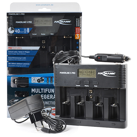 Новое зарядное устройство POWERLINE 5 PRO от ANSMANN
