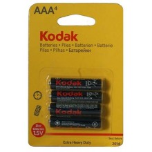 Батарейка KODAK Extra Heavy Duty R03-4BL