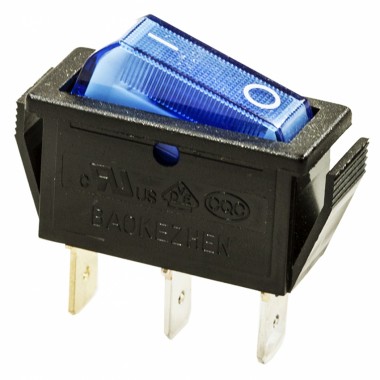 Выключатель клавишный RWB-404 250V 15А (3с)