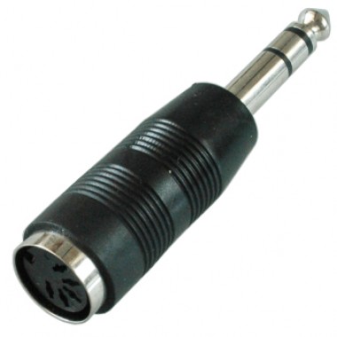 Переходник DIN 5 pin (гн.) — jack 6.35 мм (шт.) stereo