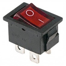 Выключатель клавишный RWB-207 Mini 250V 6А (4с) Выключатель клавишный RWB-207 Mini 250V 6А (4с)