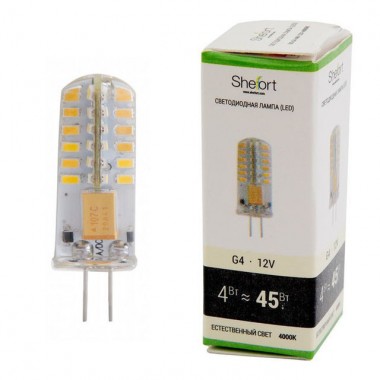 Лампа светодиодная Shefort™ DS-G4-4W-12V-4000K