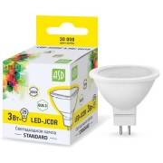 Лампа светодиодная ASD LED-JCDR-standard 3Вт GU5.3 3000К