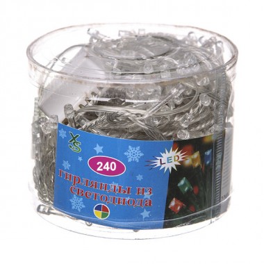 Светодиодная электрическая гирлянда «Мультицвет-240»