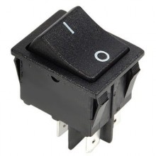 Выключатель клавишный GY604-201N-B 250V 30А (4с) Выключатель клавишный GY604-201N-B 250V 30А (4с)