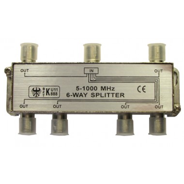 PROCONNECT 6-way splitter 5-1000 МГц под f-разъём