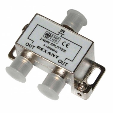 REXANT 2-way splitter 5-1000 МГц под f-разъём