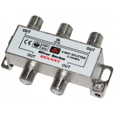 REXANT 4-way splitter 5-1000 МГц под f-разъём