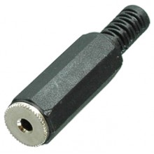 Разъём mini jack 3.5 мм (гн.) stereo на кабель