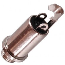 Разъём mini jack 3.5 мм (гн.) mono на корпус с гайкой ″трубка″ 