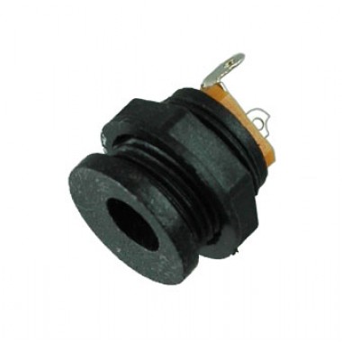 Разъём питания DC 5.5x2.1мм (гн.) на корпус с гайкой