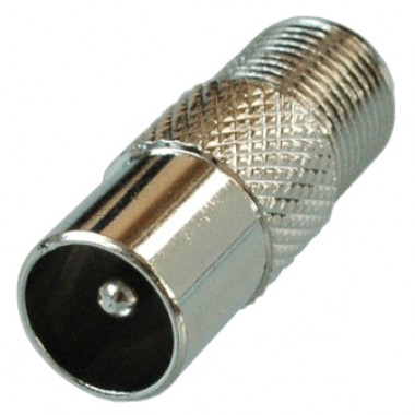 Переходник ТВ (шт.) - F (гн.) Переходник ТВ (шт.) - F (гн.)