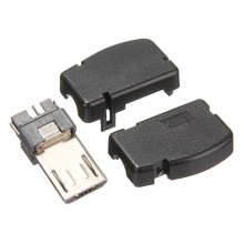 Разъём micro USB (шт.), разборный, угловой