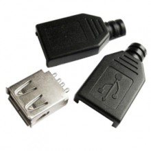 Разъём USB A (гн.), разборный