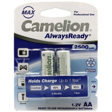 Аккумулятор CAMELION Always Ready R6 (2500 mAh) Аккумулятор CAMELION Always Ready R6 (2500 mAh)