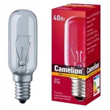 Лампа накаливания CAMELION MIC 40-T25-CL-E14