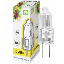 Галогенная лампа ASD JC 20Вт 12В G4