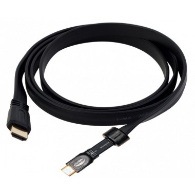 Шлейф mini HDMI - HDMI OD6.0мм 1.5м с ферритами позолоченный