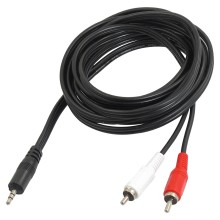 Шнур mini jack 3.5 мм - 2 RCA OD2.6x5.2мм 5.0м Шнур mini jack 3.5 мм - 2 RCA OD2.6x5.2мм 5.0м