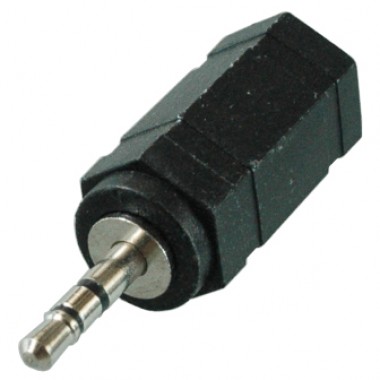 Переходник micro jack 2.5 мм (шт.) — mini jack 3.5 мм (гн.) stereo