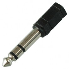 Переходник mini jack 3.5 мм (гн.) — jack 6.35 мм (шт.) stereo Переходник mini jack 3.5 мм (гн.) — jack 6.35 мм (шт.) stereo