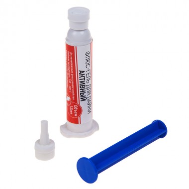 Активный флюс-гель REXANT 09-3680, 12 мл Активный флюс-гель REXANT 09-3680, 12 мл