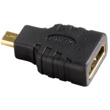 Переходник micro HDMI(шт.) - HDMI(гн.)  позолоченный