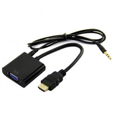 Конвертер-переходник HDMI(шт.) - VGA(гн.)