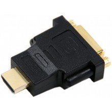 Переходник HDMI(шт.) - DVI-D(гн.) позолоченный