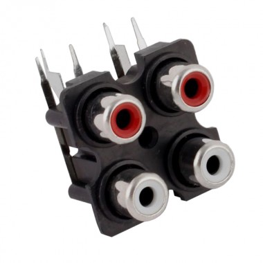 Терминал 4хRCA на корпус