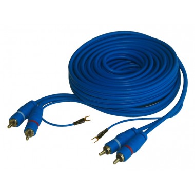 Шнур 2 RCA - 2 RCA OD6.0+2.0+6.0мм 5.0м с жилой управления