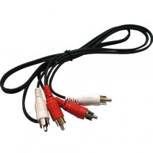 Шнур 2 RCA - 2 RCA OD2.6x5.2мм 1.2м Шнур 2 RCA - 2 RCA OD2.6x5.2мм 1.2м