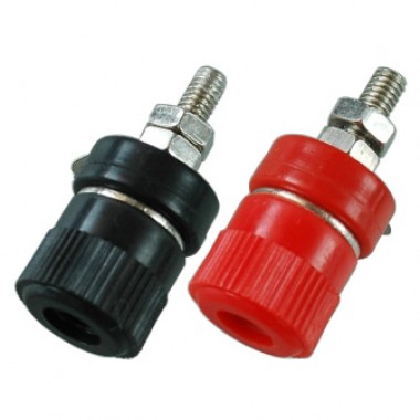 Разъём BANANA (гн.) 35.0мм на корпус