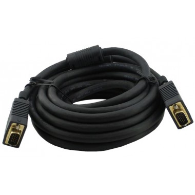 Шнур VGA (HD 15 Pin) - VGA (HD 15 Pin) OD8.0мм 7.0м позолоченный