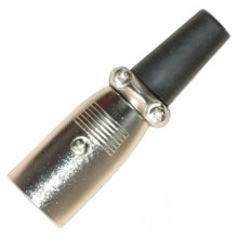 Разъём XLR 3P (шт.) на кабель с хомутом