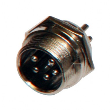 Разъём MIC 5P (шт.) на корпус металлический